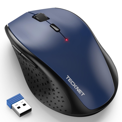 Wireless Mouse for Laptop, 2.4G Wireless Computer Mouse with 3200 Adjustable DPI, 30 Months Battery, Ergonomic Grips, 6 Buttons Cordless Mouse,