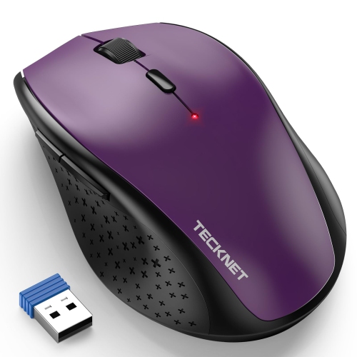 HLD  Wireless Mouse for Laptop, 2.4G Wireless Computer Mouse \w 3200 Adjustable Dpi, 30 Months Battery, Ergonomic Grips, 6 Buttons Cordless Mouse