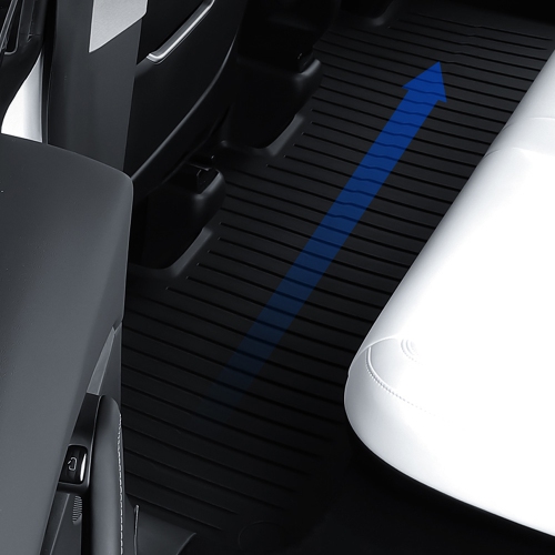 Le tapis de sol surélevé d'axGear résiste aux intempéries pour la housse complète Model y de Tesla, 3 pièces de boue à la saleté