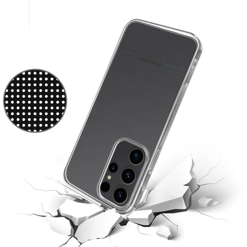 Mobile Magic for Samsung Galaxy s24 Ultra Transparent Thick Soft Gel Case - Clear