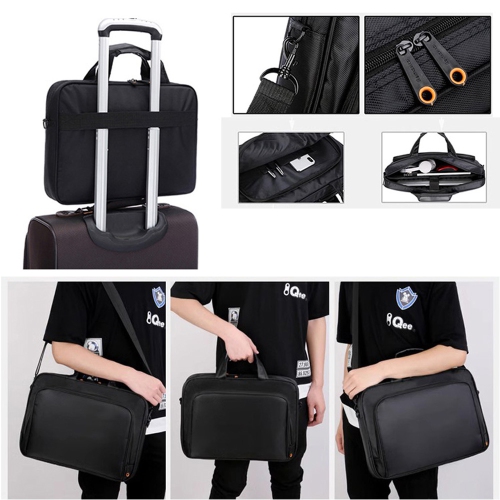 axGear Laptop Computer and Tablet Shoulder Bag Carrying Case 17" Black