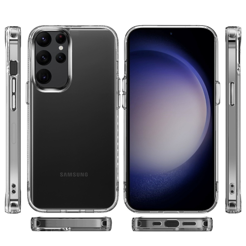 Mobile Magic For Samsung Galaxy s24 Shockproof Transparent Hard Case Cover - Clear