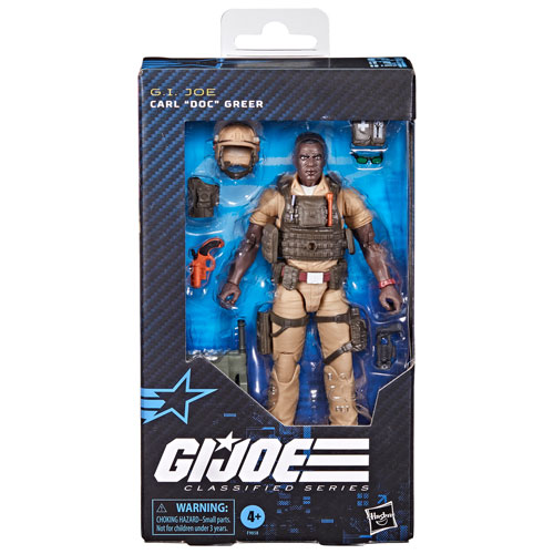 G.I. Série Joe Classified - Figurine d'action de Carl « Doc » Greer