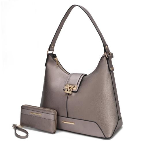 Graciela Vegan Leather Hobo HandbagbyMia k.