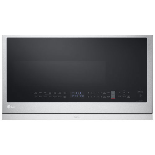 Open Box - LG Over-The-Range Microwave with EasyClean - 2.1 Cu. Ft. - Stainless Steel - Scratch & Dent
