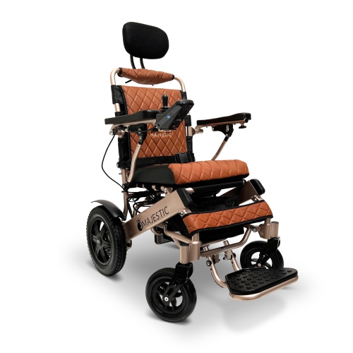 MAJESTIC IQ-9000 Airline Approved Luxury Electric Wheelchair | Auto Recline, LCD Joystick, Foldable, Up to 30 KM Range, Ultra-Light | 20’’ Seat Width