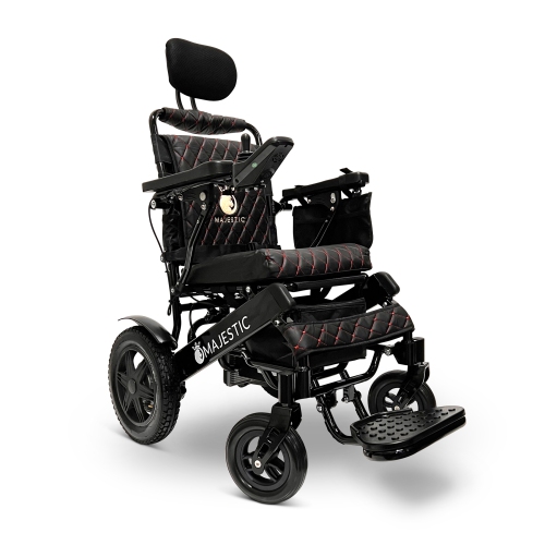 MAJESTIC  Iq-9000 Airline Approved Luxury Electric Wheelchair | Auto Recline, Lcd Joystick, Foldable, Up to 30 Km Range, Ultra-Light | 20’’ Seat