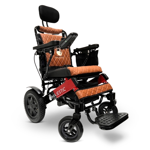 MAJESTIC IQ-9000 Airline Approved Luxury Electric Wheelchair | Auto Recline, LCD Joystick, Foldable, Up to 30 KM Range, Ultra-Light | 17’’ Seat Width