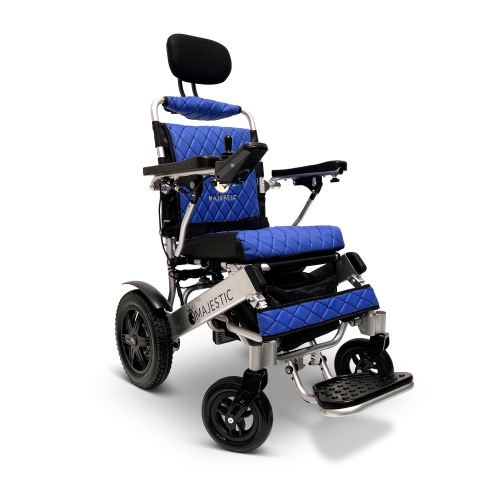 Image 1 de 6.. MAJESTIC IQ-9000 Airline Approved Luxury Electric Wheelchair | Auto Recline, LCD Joystick, Foldable, Up to 30 KM Range, Ultra-Light | 17’’ Seat