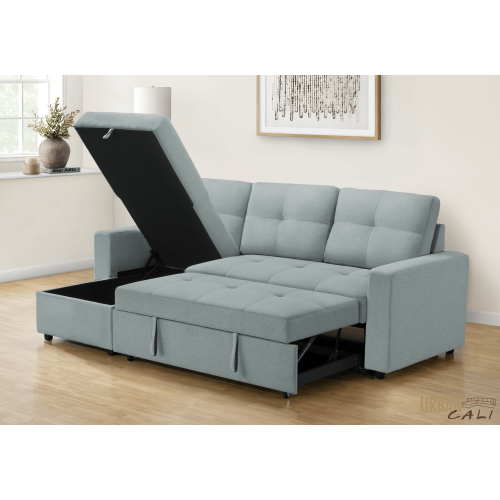 Canapé-lit modulaire Venice d'Urban Cali avec chaise de rangement réversible