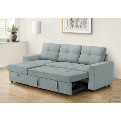 Canapé-lit modulaire Venice d'Urban Cali avec chaise de rangement réversible