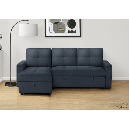 Canapé-lit modulaire Venice d'Urban Cali avec chaise de rangement réversible