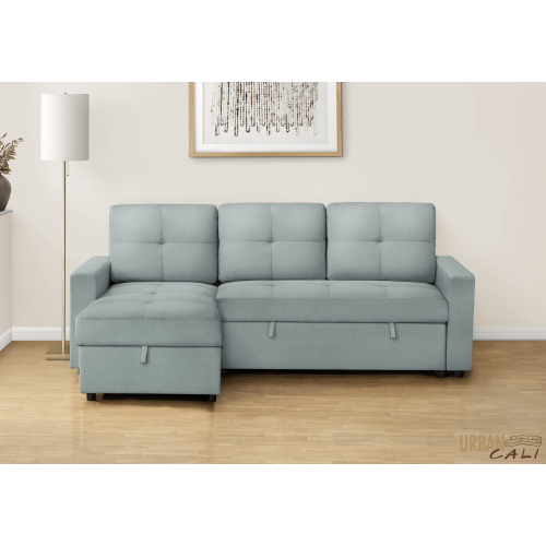 Canapé-lit modulaire Venice d'Urban Cali avec chaise de rangement réversible