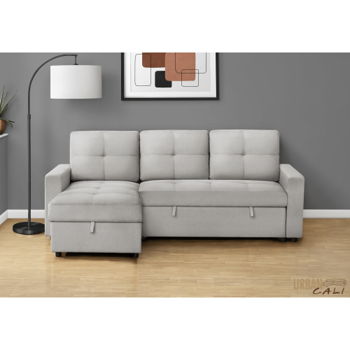 Canapé-lit modulaire Venice d'Urban Cali avec chaise de rangement réversible