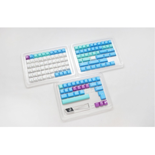 DUCKY  Frozen Llama - Pbt Triple-Shot Keycaps - 133 PCs - Compatible With Cherry Mx Switches