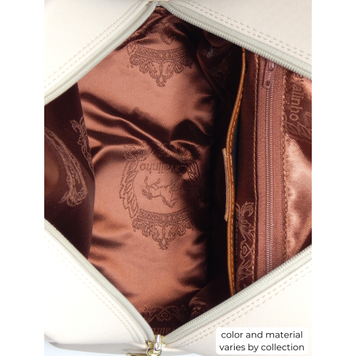 Cavalinho Club for Her Backpack DarkNavy / Tan - Leather and Canvas