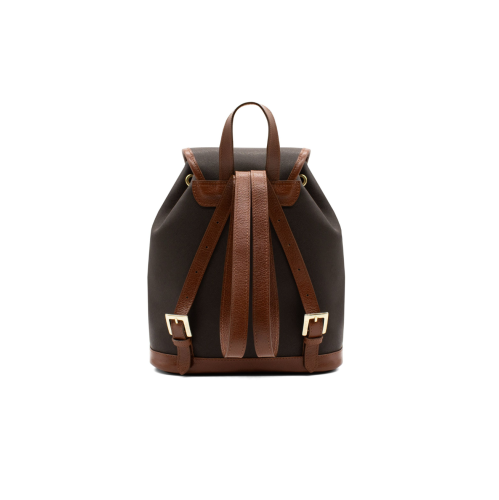 Cavalinho Club for Her Backpack Brown / SaddleBrown - Leather and Canvas
