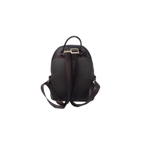 Cavalinho Cherry Blossom Backpack Brown - Leather and Canvas