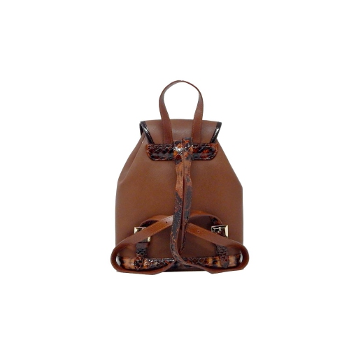 Sac à dos Cherry Blossom de Cavalinho, brun alezan - cuir et toile
