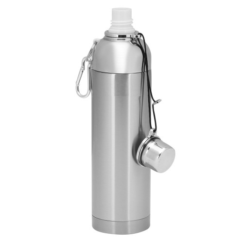 PHLUID  18OZ Water Bottle, Stainless Steel Canteen Bottle With Carabiner