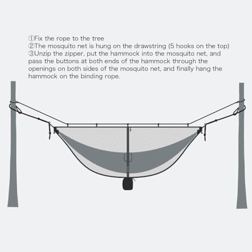 Snugpak® Hammock Net | Hammock Insect Net, Camping Mosquito Net 360° Protection