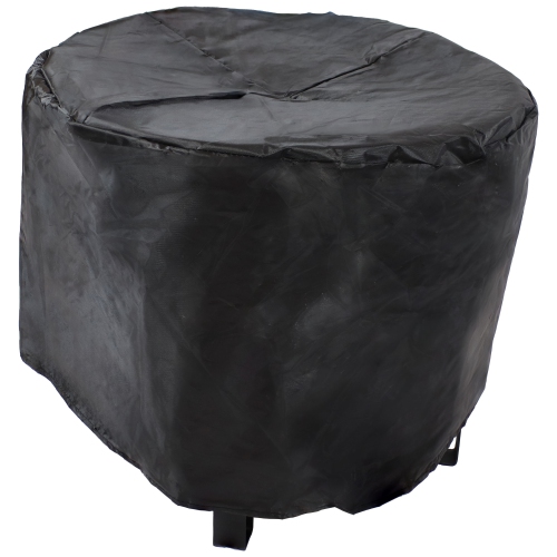 Sunnydaze Steel Cauldron-Style Smokeless Fire Pit with Poker
