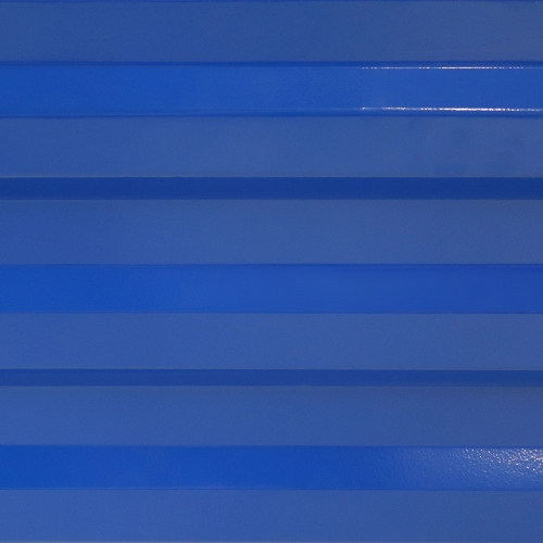 Sunnydaze Galvanized Steel L-Shaped Raised Garden Bed - Blue