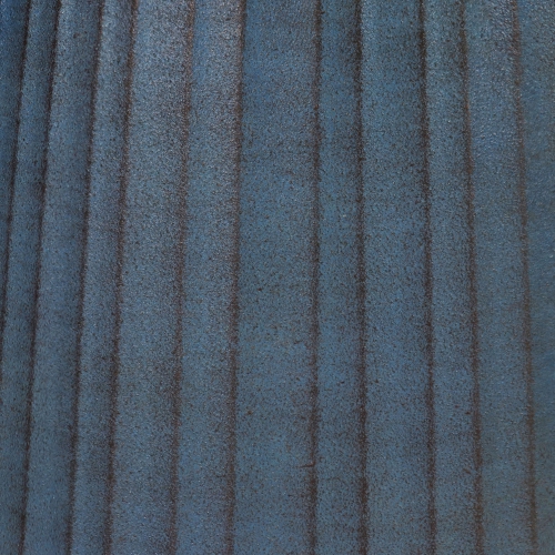 Sunnydaze Gleeful Garden Metal Outdoor Bird Bath - Matte Blue