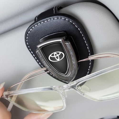 HLD  Car Sunglasses Holder for Toyota Corolla Avalon Camry Prius Allion Rav4 Highlander, Car Sun Glasses Holder Ticket/card Clip