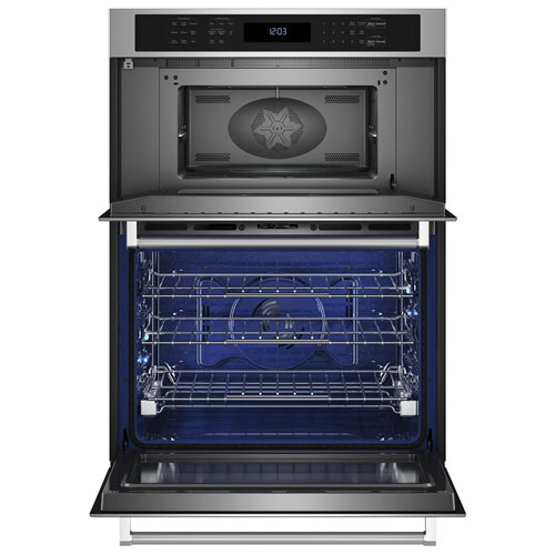 Kitchenaid 30" 6.4 Cu. Ft. Combination True Convection Electric Wall Oven (KOEC530PSS) -Stainless Steel