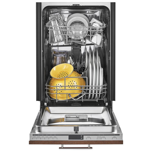 Lave-vaisselle encastrable 18 po 50 dB à cuve en inox de Whirlpool - Prêt pour panneau