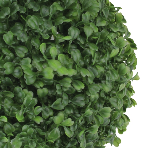 Two-Toned Artificial Boxwood Topiary Garden Ball - 7.75"