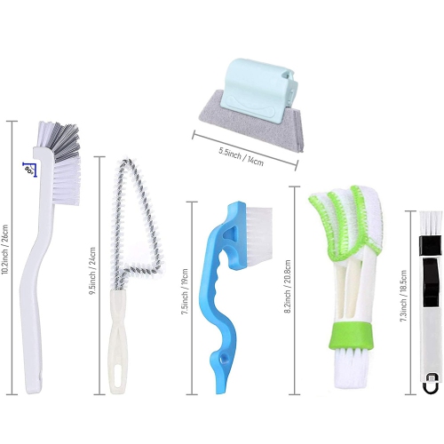 axGear 6PCS Window Groove Cleaning Brush