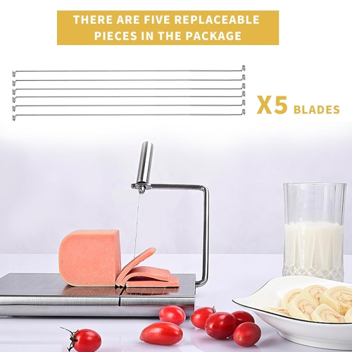 Coupe-fromage en fil métallique en acier inoxydable d'axGear