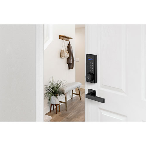 Philips 1000 Fingerprint Touchscreen Smart Deadbolt Lock - Matte Black