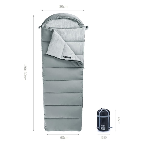 Sac de couchage d'extérieur d'AxGear Housse chaude pour enveloppe de voyage légère et portative