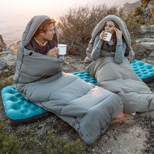Sac de couchage d'extérieur d'AxGear Housse chaude pour enveloppe de voyage légère et portative