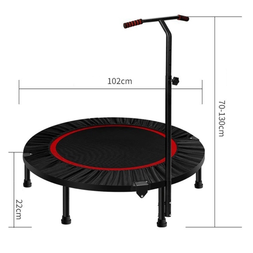 axGear Trampoline 40 Inch Indoor / Outdoor Home Fitness Exercise Foldable Rebounder
