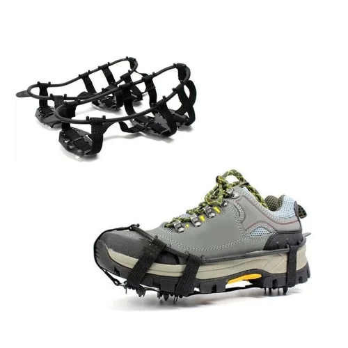 axGear Ice Cleats Spikes Winter Snow Grips for Shoes and Boots Ice Walk