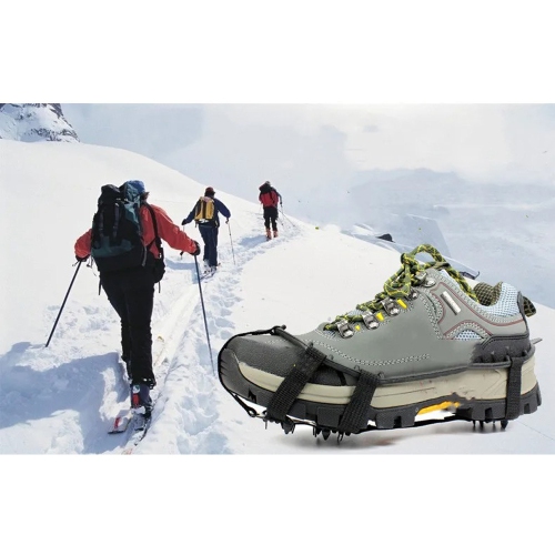axGear Ice Cleats Spikes Winter Snow Grips for Shoes and Boots Ice Walk