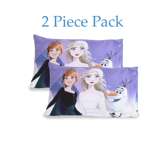 FROZEN II  Standard Pillowcase for Kids (20 X 30) Inch [2 Piece Pillowcase Only]