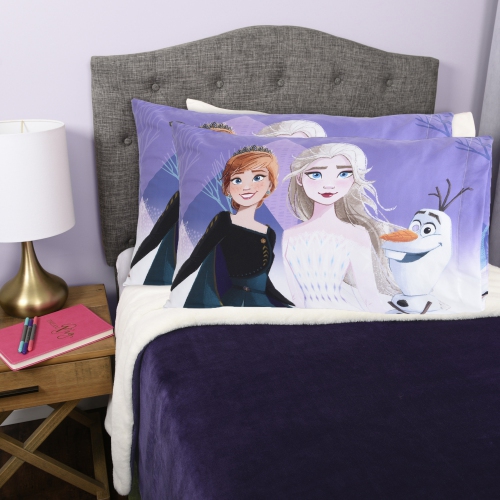 Frozen II Standard Pillowcase for Kids inch [2 Piece Pillowcase Only]