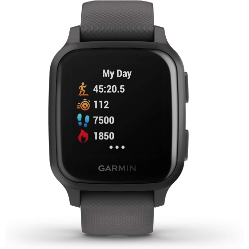 Refurbished - Garmin Venu Sq, GPS Smartwatch with Bright Touchscreen Display