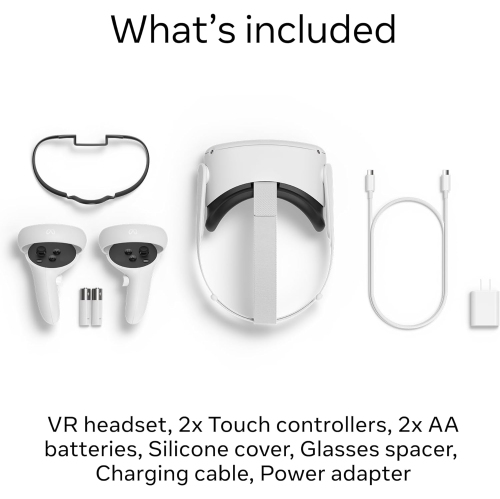 Meta Quest 2 - Advanced All-In-One Virtual Reality Headset - 128 GB