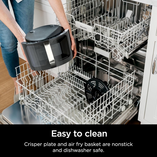 Ninja EzView Air Fryer Max XL, 5.5-QT Capacity, 7 functions: Max Crisp, Air Roast, Bake, Reheat, Dehydrate, and more, up to 450°F
