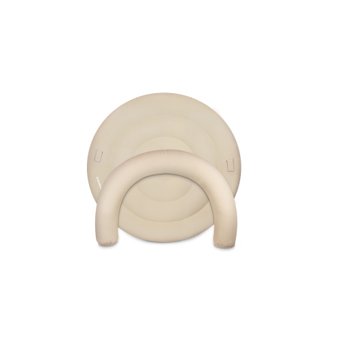 Cloud Oxford Fabric Inflatable Swimming Pool Island Chaise Float - 60" - Beige