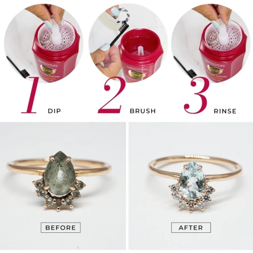 Nettoyant à bijoux CONNAISSEURS, 8 oz liq. - Doré, paquet de 1