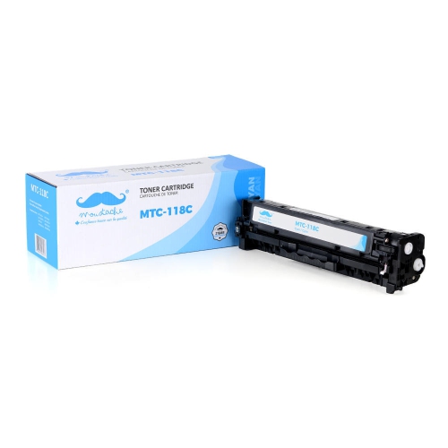 MOUSTACHE  Canon 118C 2661B001Aa Remanufactured Toner Cartridge - ® - 1/pack In Cyan