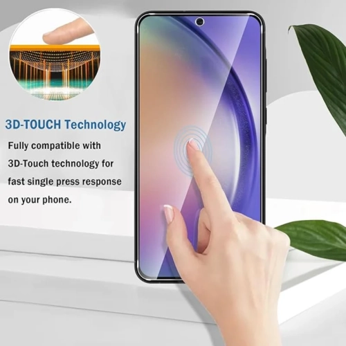 Protecteur d'écran pour Galaxy A55 5G de Samsung avec protecteur d'objectif - Paquet de 2