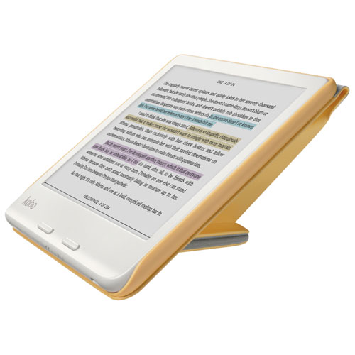 Étui SleepCover pour Libra Colour de Kobo - Jaune beurre